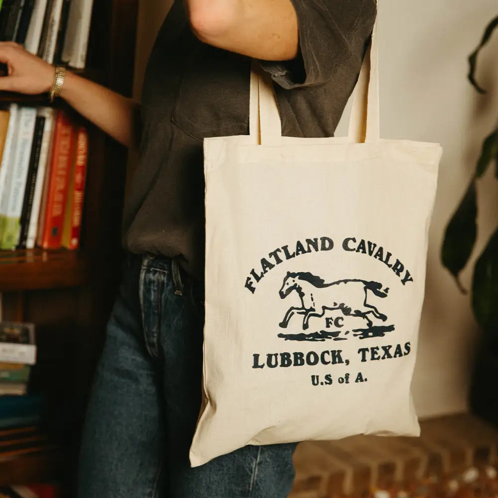 Canvas tote bag.
